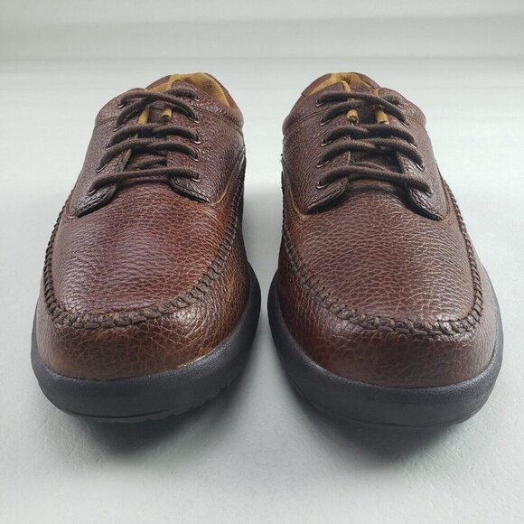 Dr Comfort Stallion Oxford Shoe Mens 11.5 W Brown Leather Orthopedic Diabetic - Picture 4 of 11